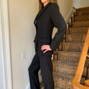 Black 100% virgin wool Moschino suit.